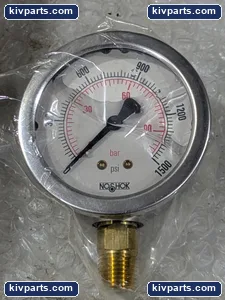 Noshok 25-901-1500 PSI/BAR Pressure Gauge – actual item, photo 2 of 6