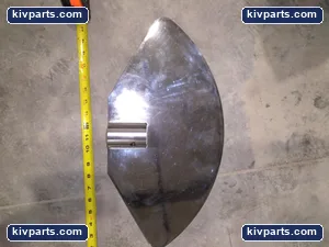 SS MIXING PADDLE HEAVY DUTY FOOD SHAFT LOOK PICTUR 22" X 12" APROX. BOWL BEATER – actual item, photo 3 of 4