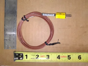 Watlow 70XKTUA108F Thermocouple Probe Yellow Plug