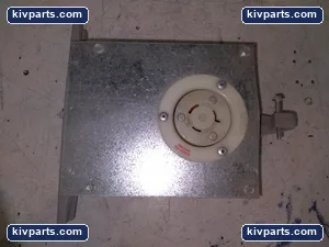 Hubbell HBL2346 Flanged Twist-Lock Receptacle – actual item, photo 2 of 3