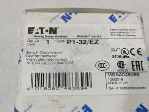 Eaton P1-32/EZ Switch Connector
