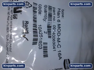 Harting 09140063041 6 MOD-M-C – actual item, photo 3 of 4