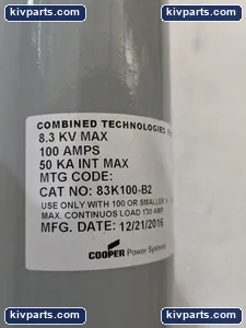 Eaton 83K100-B2 Current Limiting Backup Fuse – actual item, photo 6 of 16