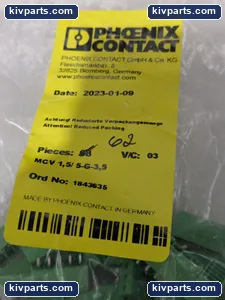 Phoenix Contact 1843635 MCV 1 5 PCB Header Connector – actual item, photo 2 of 6
