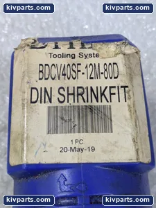 BDCV40SF-12M-80D 40 Taper Shrink Fit Tool Holder – actual item, photo 4 of 5