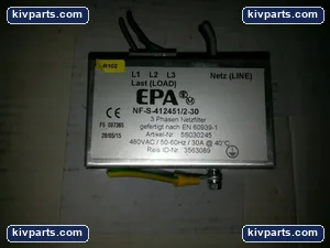 EPA NF-S-412451/2-30 Mains Filter – actual item, photo 2 of 3