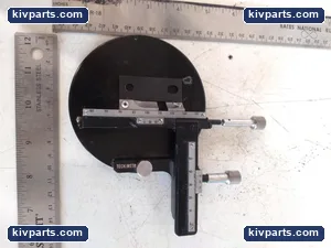 Tech Instr Microscope 2 Axis Mechanical Stage Micrometer Vernier Precision Lab – actual item, photo 3 of 4