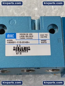 MAC 180001-115-0149 Pneumatic Solenoid Valve – actual item, photo 2 of 7