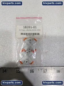 PNEUMATIC CROSS UNION FITTING 5/32 – actual item, photo 2 of 4