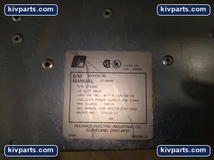 Reliance Electric 57C332 AutoMax 10 Slot Rack Chassis – actual item, photo 2 of 3