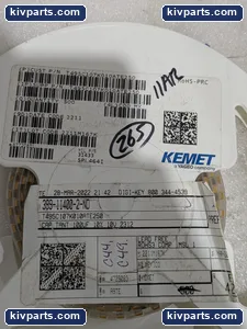 Kemet T495C107K010ATE250 SMD Tantalum Capacitor – actual item, photo 3 of 4