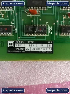 Square D S30586-565-55 8881 B73 Circuit Board PCB – actual item, photo 2 of 5