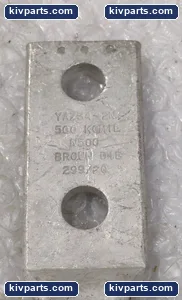 Burndy YA234-N Copper 2 Hole Compression Lug – actual item, photo 2 of 4