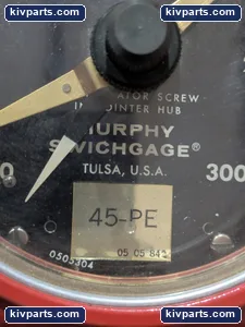 Murphy 45-PE Safety Switch 0-3000 PSI Gauge – actual item, photo 4 of 7