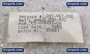 Osia MIL3-131H 045-061-030 Compressor Seal – actual item, photo 3 of 3