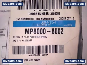 Johnson Controls MP8000-6002 Pneumatic Component – actual item, photo 2 of 4