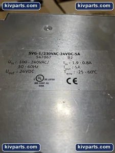 Festo SVG-1/230VAC-24VDC-5A Power Supply – actual item, photo 3 of 5