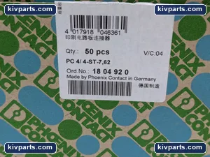 Phoenix Contact 1804920 PC 62 PCB Terminal Block Plug – actual item, photo 3 of 9