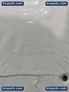 Crouse-Hinds TP7297 Cover White Steel Gasket – actual item, photo 4 of 5
