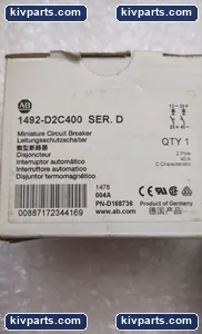 Miniature 1492-D2C400 Allen-Bradley Circuit Breaker – actual item, photo 2 of 5