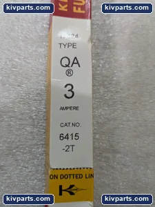 Kearney 6415-2T Type QA Fuse – actual item, photo 3 of 6