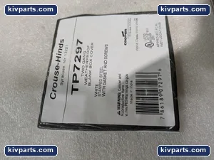 Crouse-Hinds TP7297 Cover White Steel Gasket – actual item, photo 3 of 5