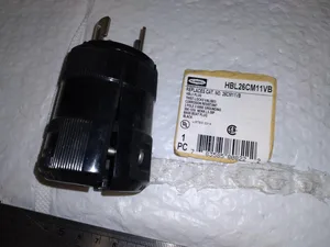 Hubbell HBL26CM11VB Plugs