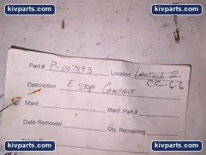 P-007893 Stop Contact – actual item, photo 3 of 4
