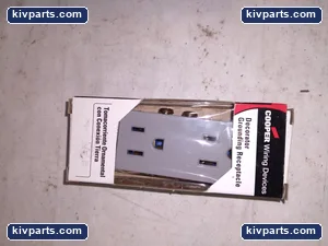 Cooper 1107GY-BOX Grounding Duplex Receptacles – actual item, photo 3 of 5
