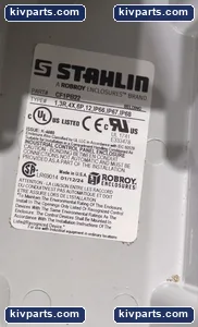 Stahlin K-4080 Fiberglass Pushbutton Enclosure – actual item, photo 3 of 4