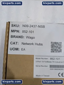 WAGO 852-101 1 Industrial Switch – actual item, photo 2 of 7