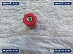 Red Hex Standoff Insulator Spacer Isolator Threaded Bus Bar Electrical LOT OF 4 – actual item, photo 2 of 4