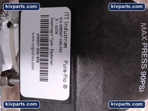 ITT XV-232-86 Pure-Flo Diaphragm Valve – actual item, photo 3 of 7