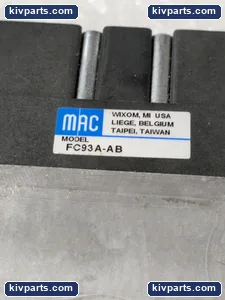 MAC FC93A-AB Valves – actual item, photo 2 of 5