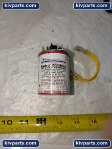 Turbo® 200 Mini Motor Run Capacitor 2.5/5.0/5.0mfd 370/440 VAC – actual item, photo 4 of 5