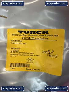 Turck P-RKV 101-2031-15M Cable – actual item, photo 2 of 3
