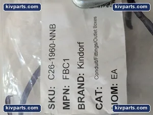 FBC1 Kindorf Conduit Fittings Outlet – actual item, photo 2 of 9