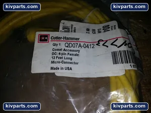 Cutler-Hammer QD07A-0412 DC Female Micro-Connector Cable – actual item, photo 2 of 5