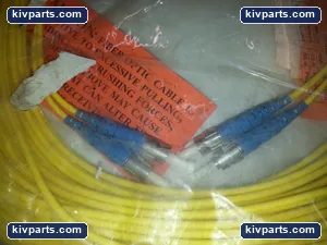 Bidirectional SC Fiber Optic Patch Cable 1310nm 1550nm Single Mode Yellow Jacket – actual item, photo 2 of 3