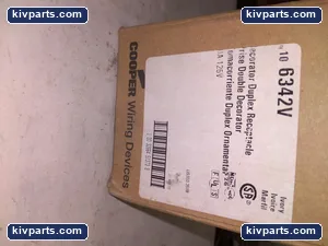Cooper Decorator Duplex Receptacles – actual item, photo 5 of 6