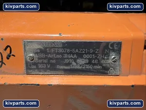ABB 1FT3078-5AZ21-9-Z-N Servo Motor – actual item, photo 7 of 9
