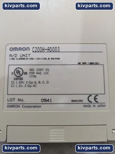 Omron C200H-AD003 8 Points – actual item, photo 5 of 10