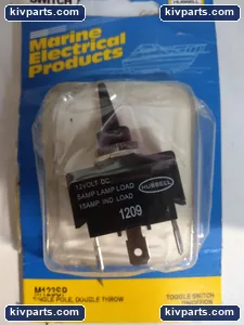 Hubbell M123SP Marine Toggle Switch – actual item, photo 3 of 5