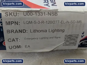 Lithonia Lighting LQM-S-3-R-120/277-EL-N-SD-M6 Eaton – actual item, photo 3 of 5