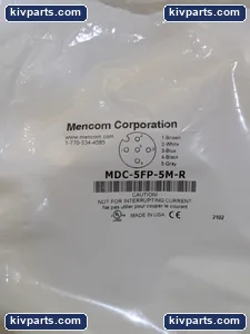 Mencom MDC-5FP-5M-R Cordset 5 Meter Yellow Cable – actual item, photo 2 of 5