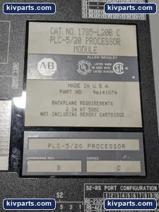 Allen-Bradley 1785-L20B Module 96141074 Industrial PLC – actual item, photo 2 of 9