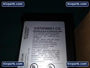 GE Fanuc IC670PBI001-CG Bus Interface Unit Field Control – actual item, photo 3 of 7