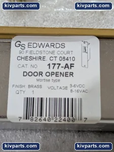 Edwards 177-AF Hardware – actual item, photo 3 of 9