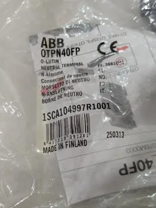 ABB 1SCA104997R1001 Neutral Terminal