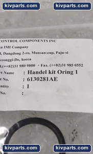 Gyeonggi-Do 2-RO Kit O-Ring Black Control Valve – actual item, photo 3 of 4